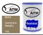 Preview: BMW, Cashmere Metallic, 143: 500ml Lackdose, von ATW Autoteile West.